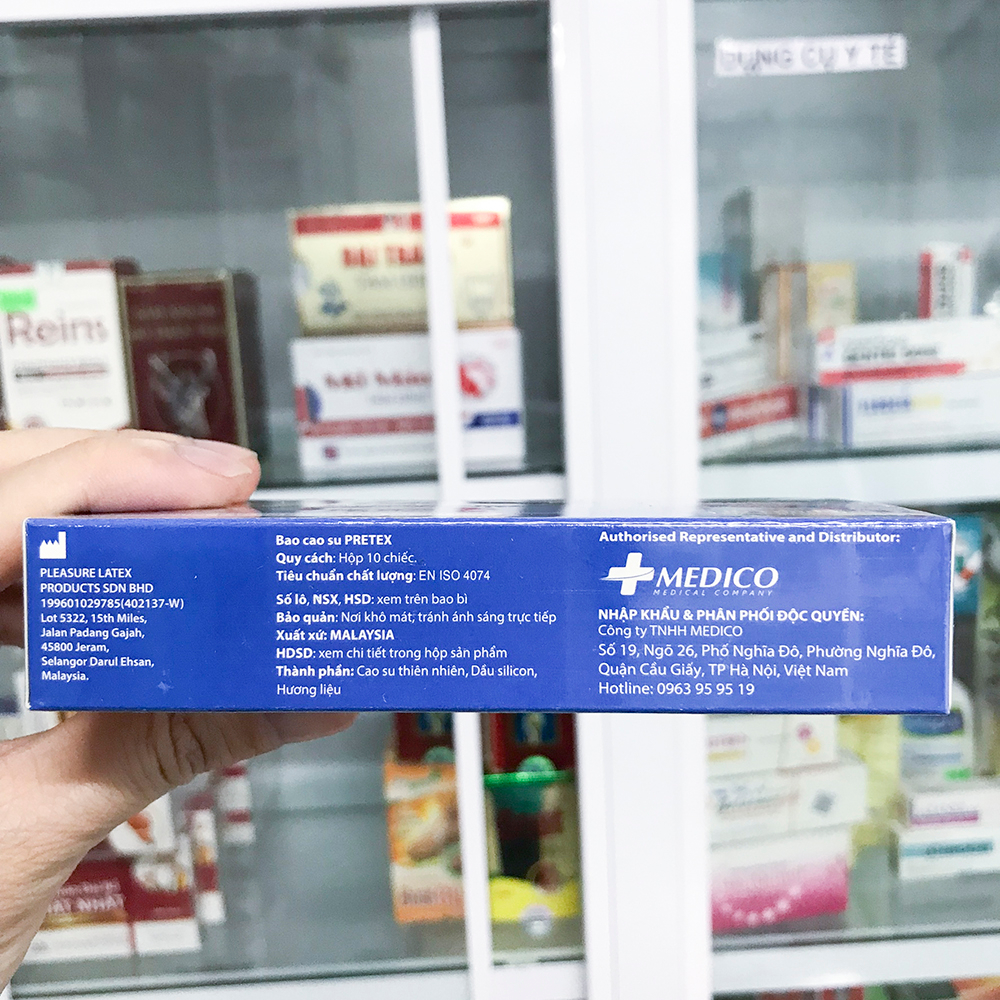 BCS Pretex Plain Malaysia - trơn, không mùi, chính hãng