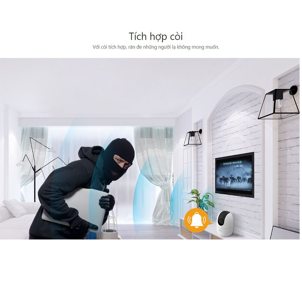 Camera Wifi IMOU A22EP 2Mpx, Camera IMOU A42EP 4mpx, Camera Trong Nhà, Báo Động Đàm Thoại 2 Chều, Bảo hành 24 tháng