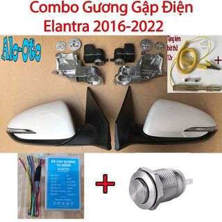 Bộ xương mô tơ gương gập Hyundai Elantra 2016 - 2022. Tặng kèm bộ mudun khóa cửa tự cụp gương và công tắc gập gương