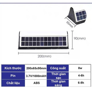 Đèn năng lượng mặt trời gắn tường Vạn Năng Solar