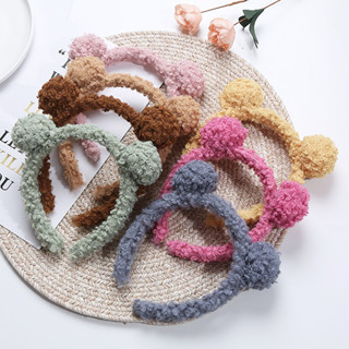 Bờm Tai Gấu Lông Cừu Nhiều Màu Tai Tròn ( MỚI )