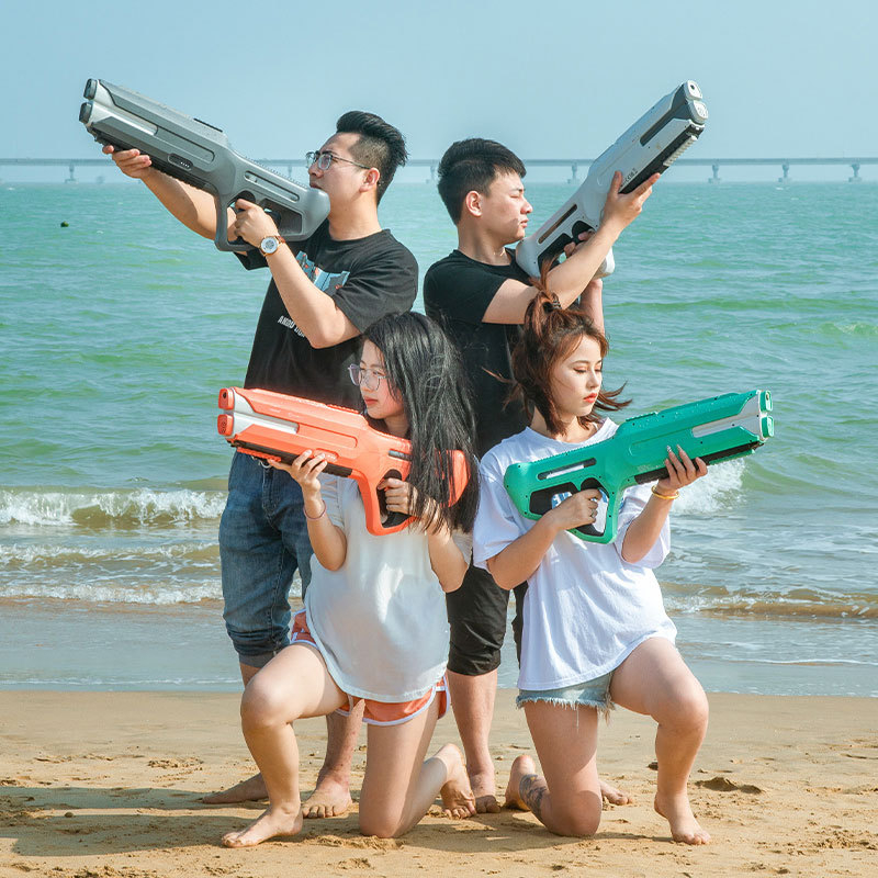 Súng Phun Nước Water Bull Công Suất Lớn Tự Động Hút Nước Cao Cấp, Đồ Chơi Giải Nhiệt Mùa Hè