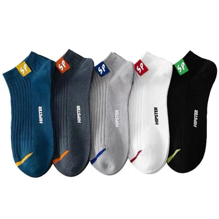 Tất Nam Nữ Cổ Ngắn Họa Tiết Sp Chất Liệu Cotton Co Giãn 4 Chiều, Mềm Mịn Thoáng Mát N2.3