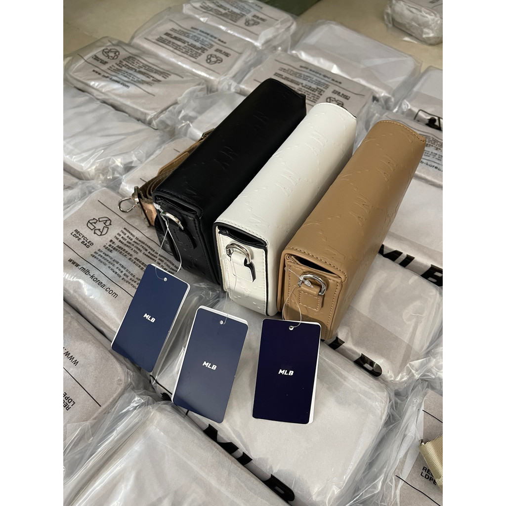 TÚI ĐEO CHÉO MLB Mẫu Mới 2023 Túi đeo chéo TRẦN TRÁM KHÓA VUÔNG Nam Châm Sang Chảnh