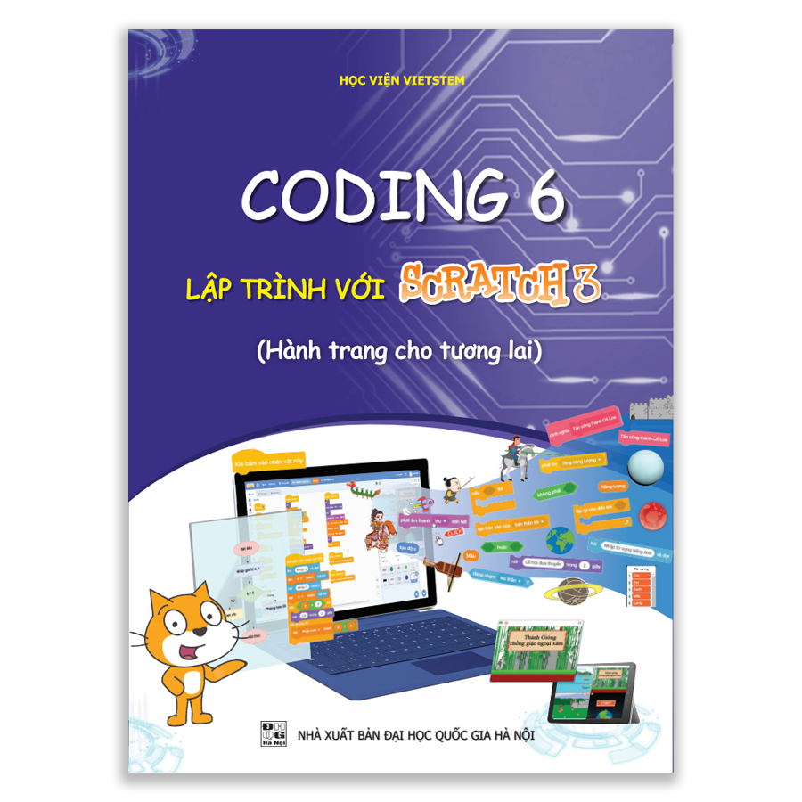 Sách Coding 6 Lập trình với Scratch 3