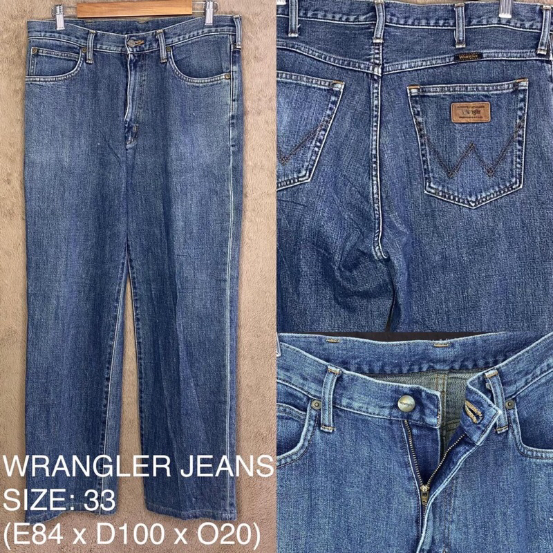 QUẦN JEANS HIỆU WRANGLER CHÍNH HÃNG ( 7 mẫu ) - 2hand hiệu