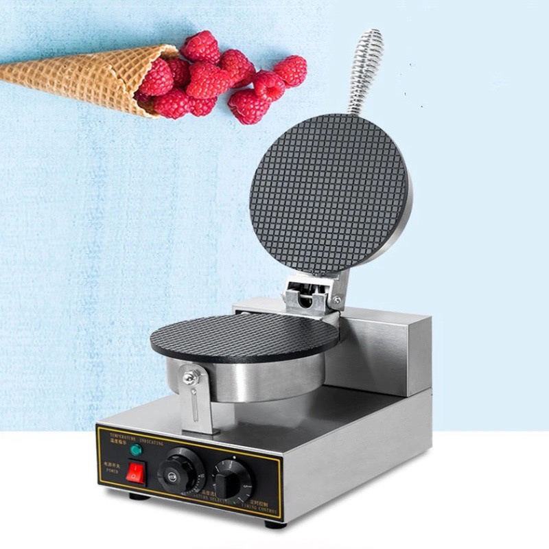 Máy làm bánh ốc quế, vỏ ốc quế công nghiệp đơn