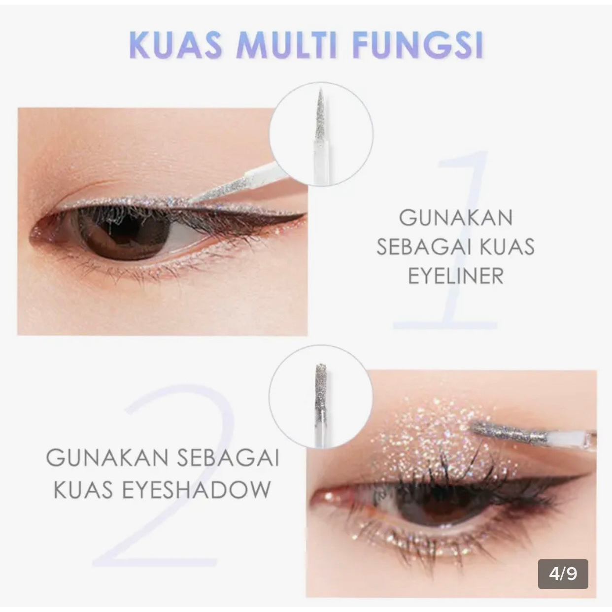 Nhữ Mắt Dạng Lỏng Focallure, Nhũ mắt kim tuyến Chống Thấm Nước Nhanh Khô Độ Bão Hòa Cao - FA195