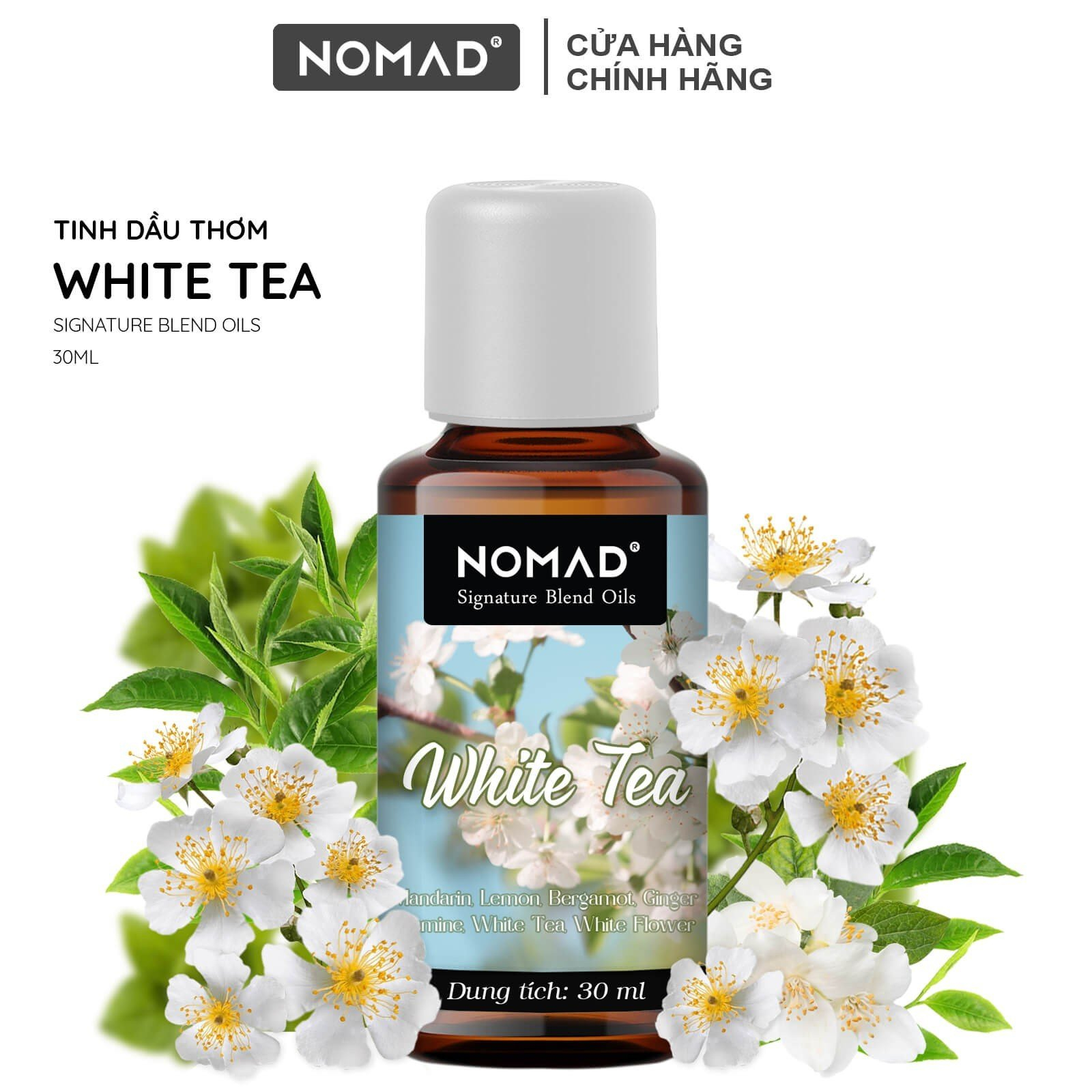 Tinh Dầu Trà Trắng Nomad Signature Blend Oils - White Tea