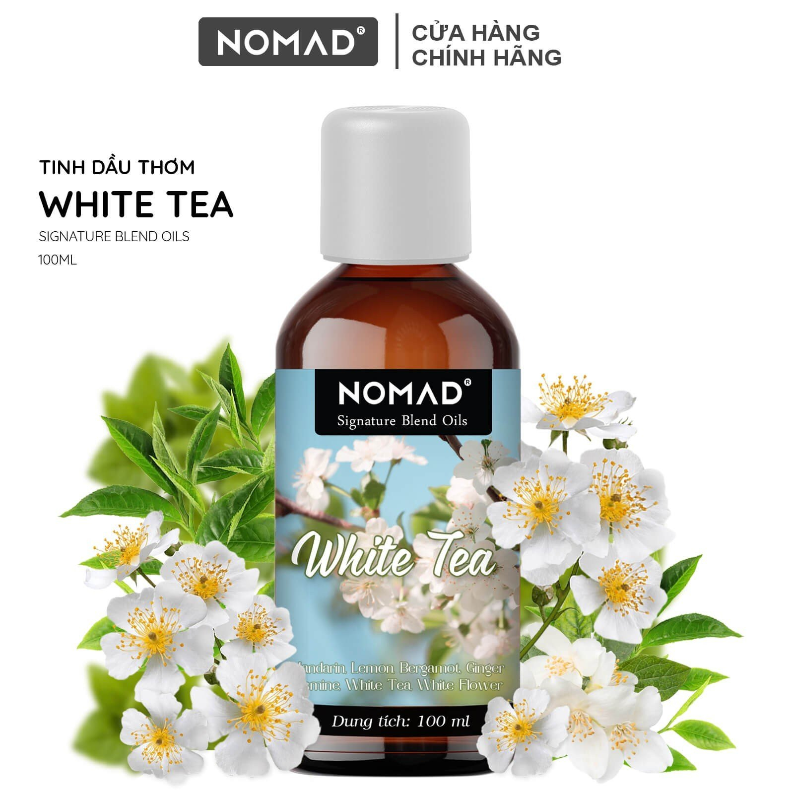 Tinh Dầu Trà Trắng Nomad Signature Blend Oils - White Tea