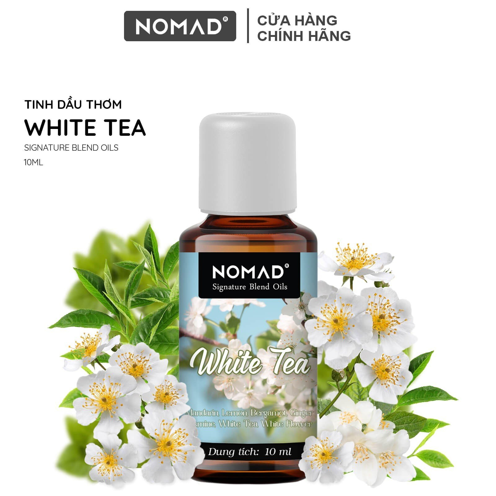 Tinh Dầu Trà Trắng Nomad Signature Blend Oils - White Tea