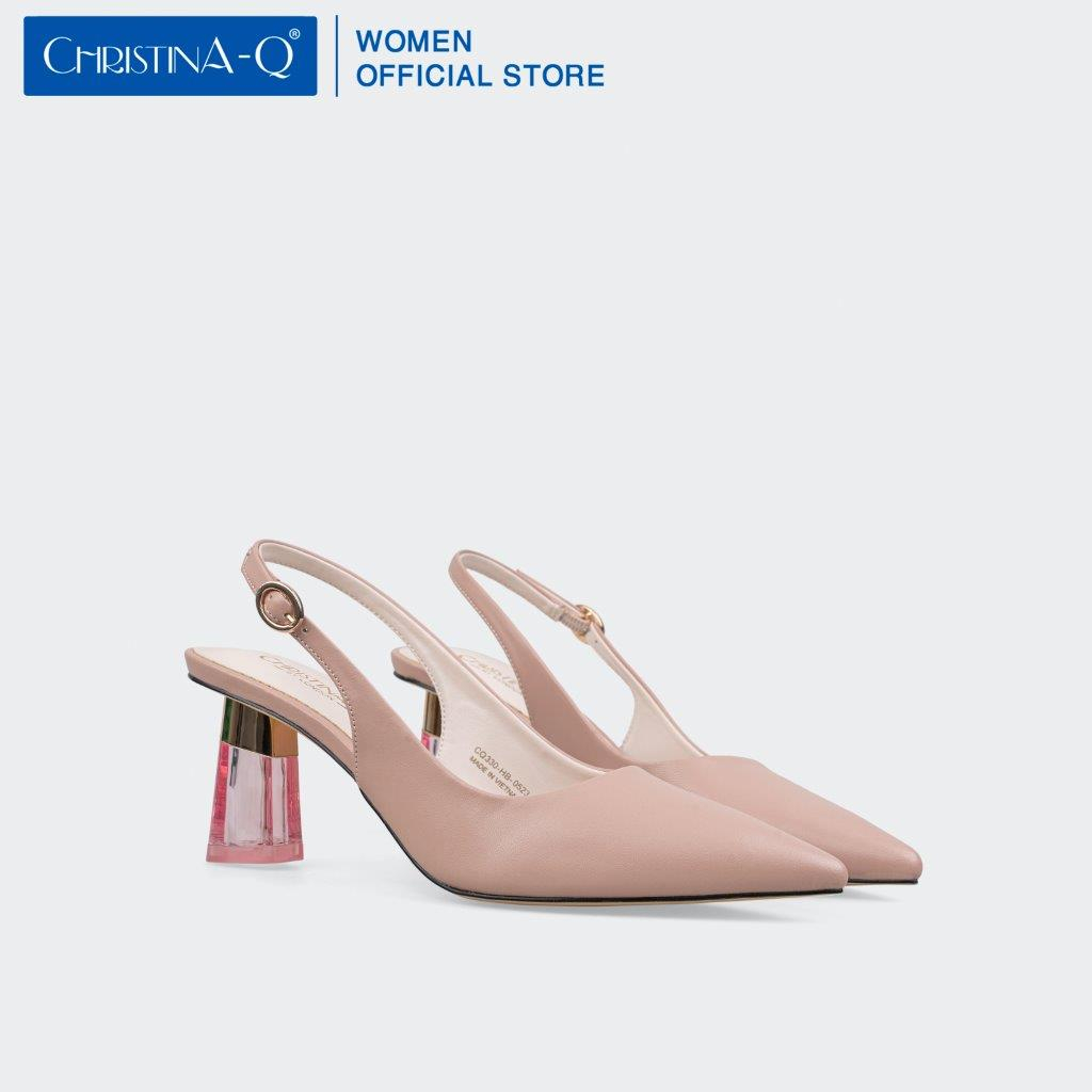 Giày nữ cao gót bít mũi nhọn ChristinA-Q GBN330