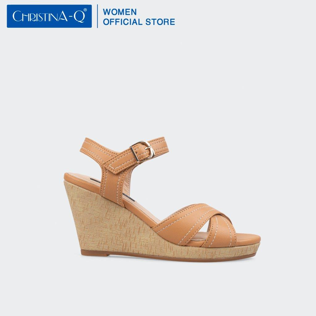 Giày sandals nữ đế xuồng ChristinA-Q XDX135