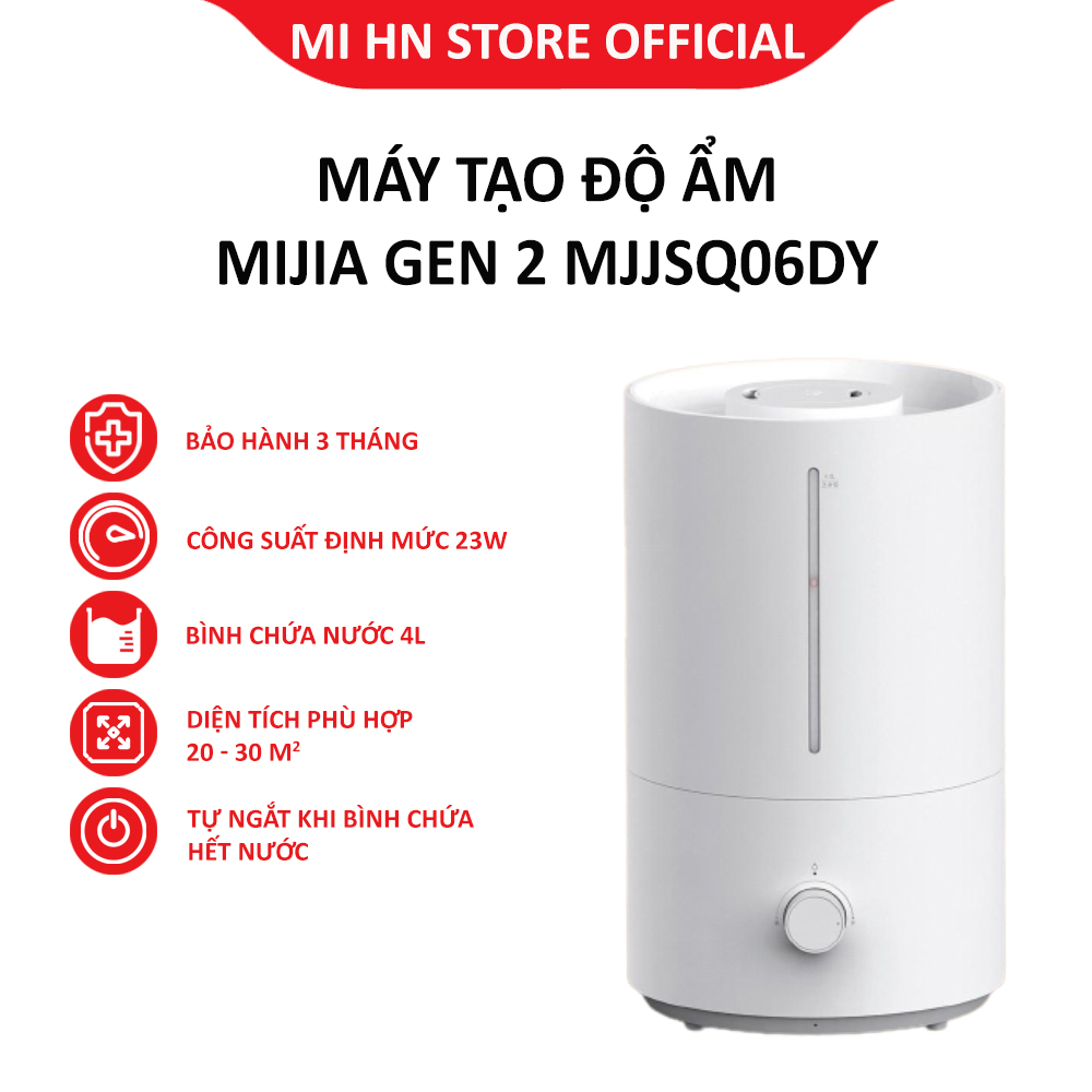 Máy tạo độ ẩm thông minh Mijia Gen 2 MJJSQ06DY 4L bổ sung ion - Bảo hành 3 tháng - Shop Mi HN Store Offiicial