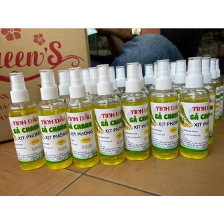 Tinh dầu sả chanh xịt phòng, chai nhựa 100ml.