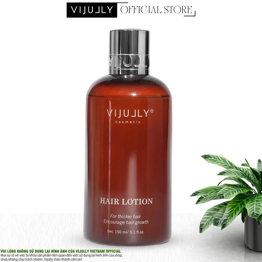 Tinh dầu bưởi, Xịt bưởi Vijully Hair Lotion kích mọc tóc nhanh dài, giảm rụng tóc, dưỡng tóc, phục hồi tóc hư tổn 150ml