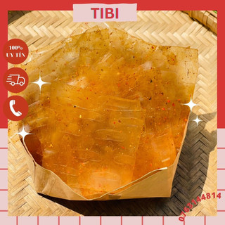 Hàng loại 1 - bánh tráng xì ke - muối nhuyễn tỏi phi siêu nghiện - ăn vặt tibi freeship