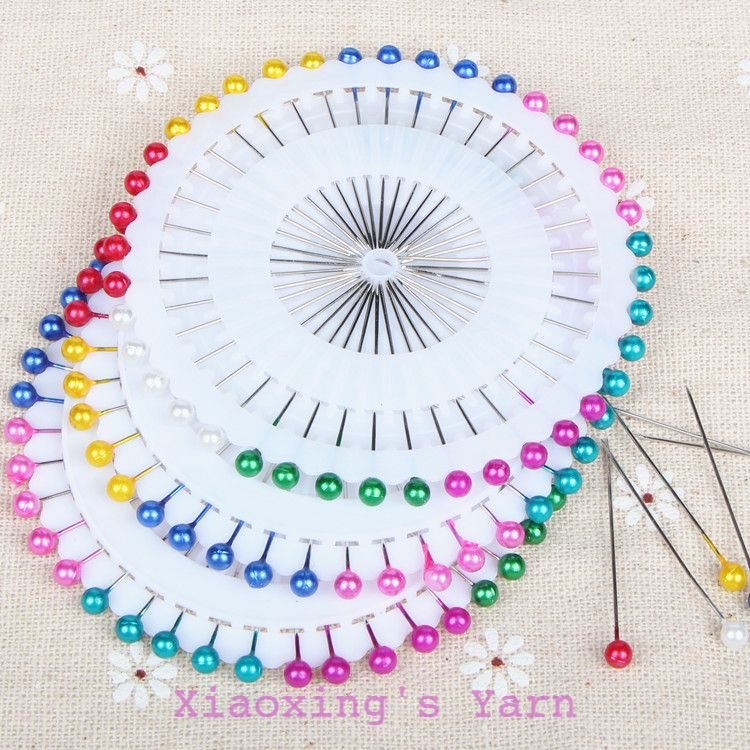Vỉ 40 kim định vị, ghim cố định nhiều màu sắc dùng khâu ráp thú bông, búp bê tiện lợi đan móc len | Xiaoxingyarn