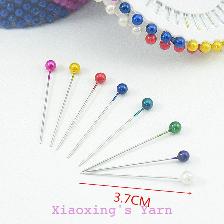 Vỉ 40 kim định vị, ghim cố định nhiều màu sắc dùng khâu ráp thú bông, búp bê tiện lợi đan móc len | Xiaoxingyarn