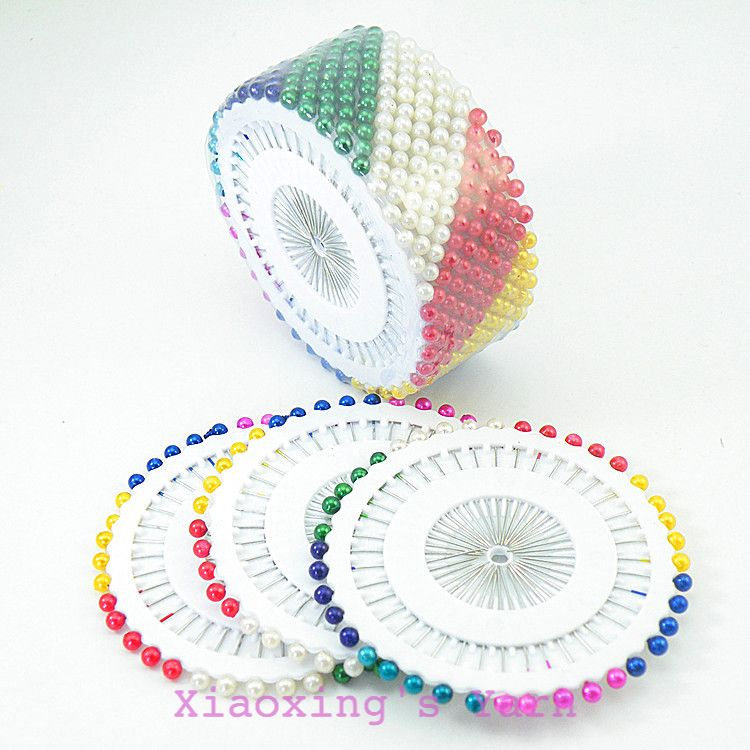 Vỉ 40 kim định vị, ghim cố định nhiều màu sắc dùng khâu ráp thú bông, búp bê tiện lợi đan móc len | Xiaoxingyarn