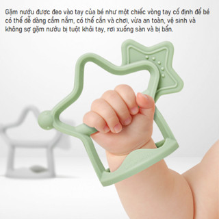  🌈Gặm Nướu Cho Bé Gặm Nướu Moyuum  Kichi Cao Cấp Hình Ngôi Sao Cho Bé Từ 3 Tháng + 🌸Mẹ Bé Hoa Nhi 