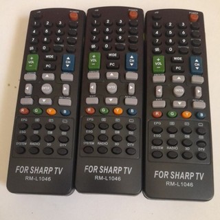 Remote điều khiển tivi sharp rm-l1046.