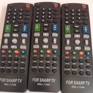 Remote điều khiển tivi Sharp RM-L1046.