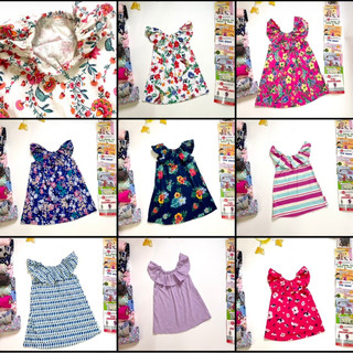 Váy bé gái váy cotton cánh tiên cực xinh - cho bé gái 10,5-16kg