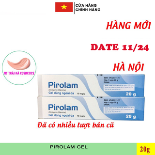 Gel giảm ngứa Pirolam gel 20g
