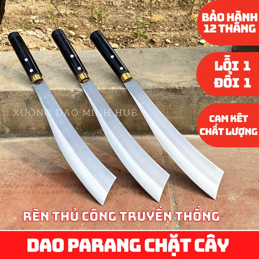 Dao Parang Chặt Cây, Phát Cây, Thép Nhíp Carbon, Dài 50cm
