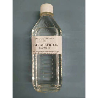 DUNG DỊCH ACETIC 3%, CHAI/500ML