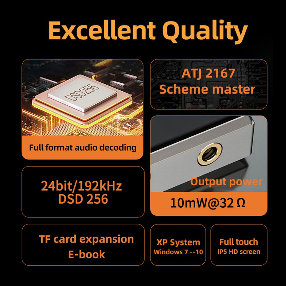 Máy nghe nhạc MP3 RUIZU A58 - Chính hãng phân phối