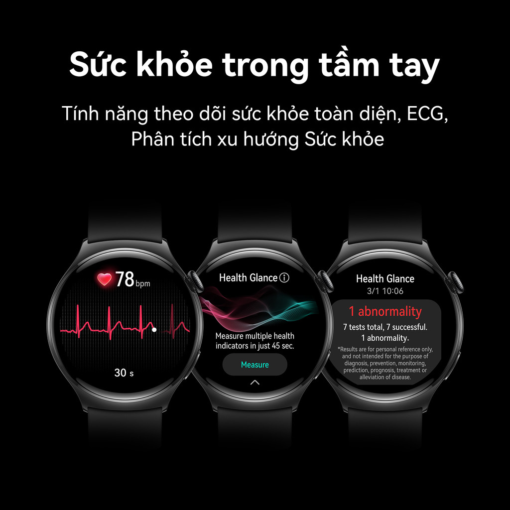 Đồng Hồ Thông Minh HUAWEI WATCH 4 |Chăm Sóc Sức Khỏe Toàn Diện | Gọi Thoại eSim