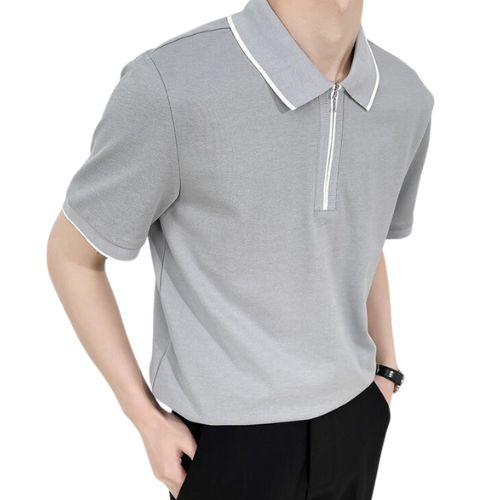 Áo Polo Nam Ngắn Tay Cổ Bẻ Vải Cá Sấu Cotton Co Giãn Cao Cấp, Phong Cách Trẻ Trung Thời Trang Lịch Sự