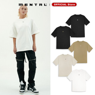 Áo thun mental® thêu logo m /basic/