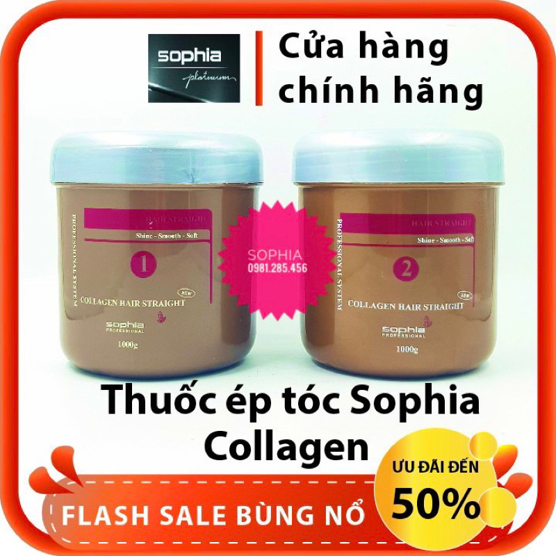 Ép tóc collagen sophia ( Chính Hãng )