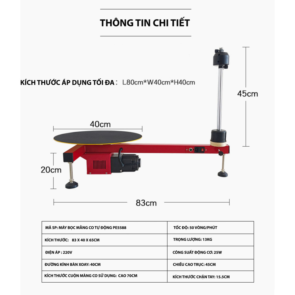 Máy Bọc Màng Co - Màng PE tự động