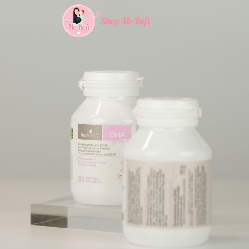 Viên uống bổ sung vitamin cho bà bầu Bio Island DHA 60 viên - Mẹ Rofi