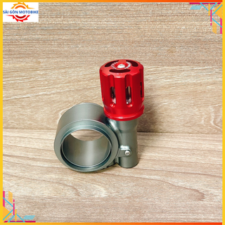Nguyên Bộ Núm Tăng Chỉnh Phuộc HPA núm lớn xài phuộc Ohlins,RCB,Nitron... màu Xám núm đỏ bên phải