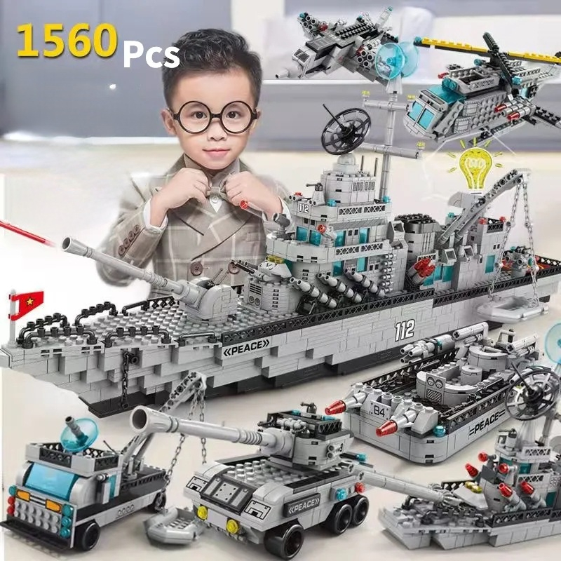 Mô hình lego tàu chiến,Đồ chơi lắp ráp Lego tàu sân bay,Đồ chơi Cho bé Cao Cấp