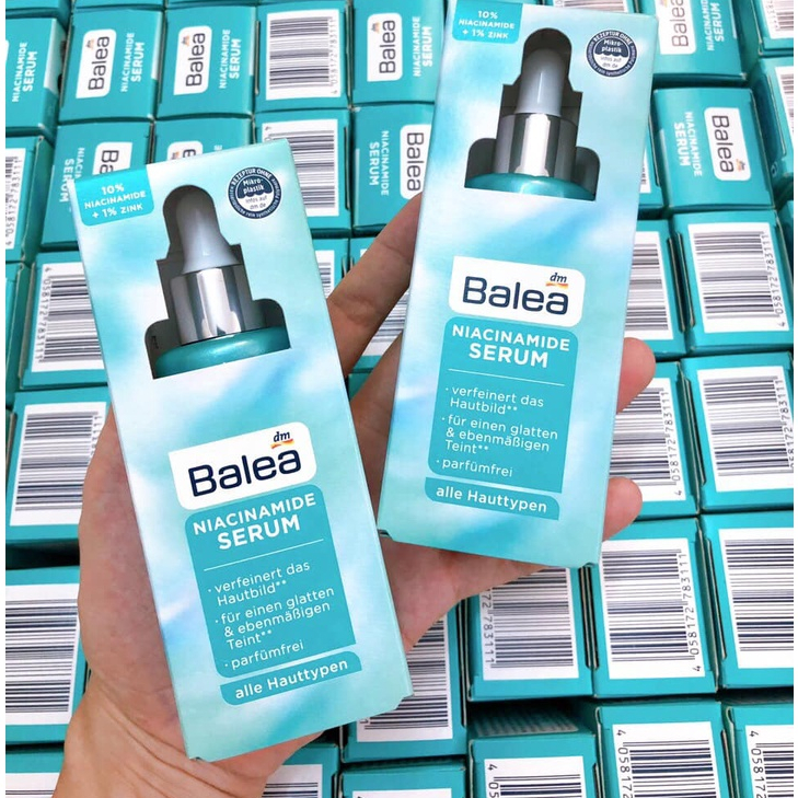 Serum Giảm Dầu Và Thu Nhỏ Lỗ Chân Lông Niacinamide 10% Balea - 30ml