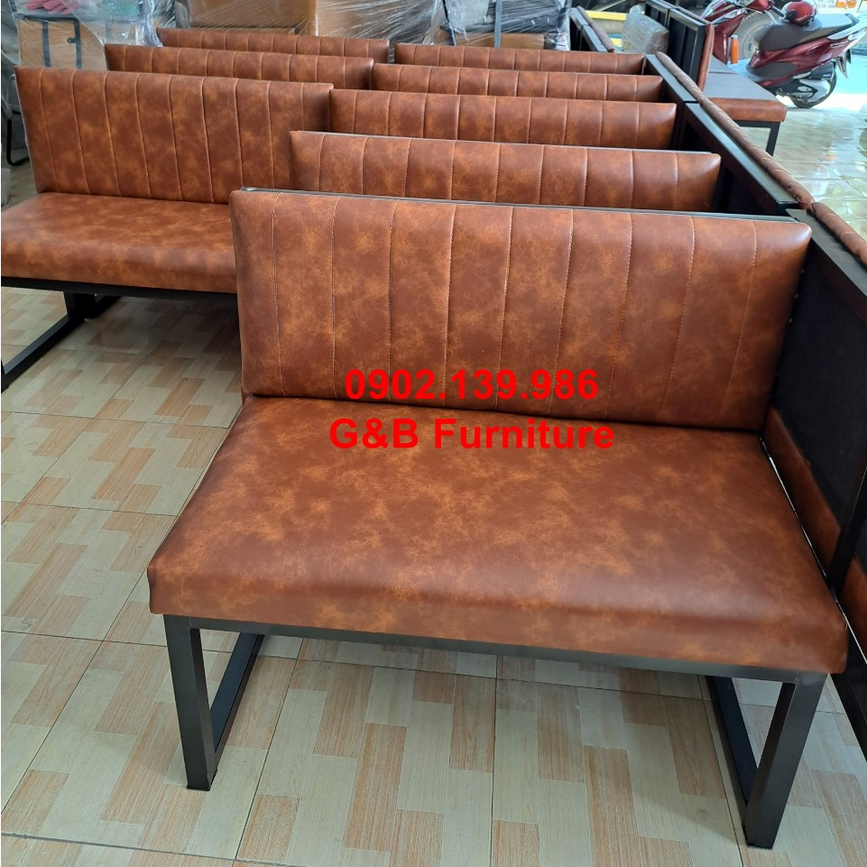 Ghế băng dài chân sắt