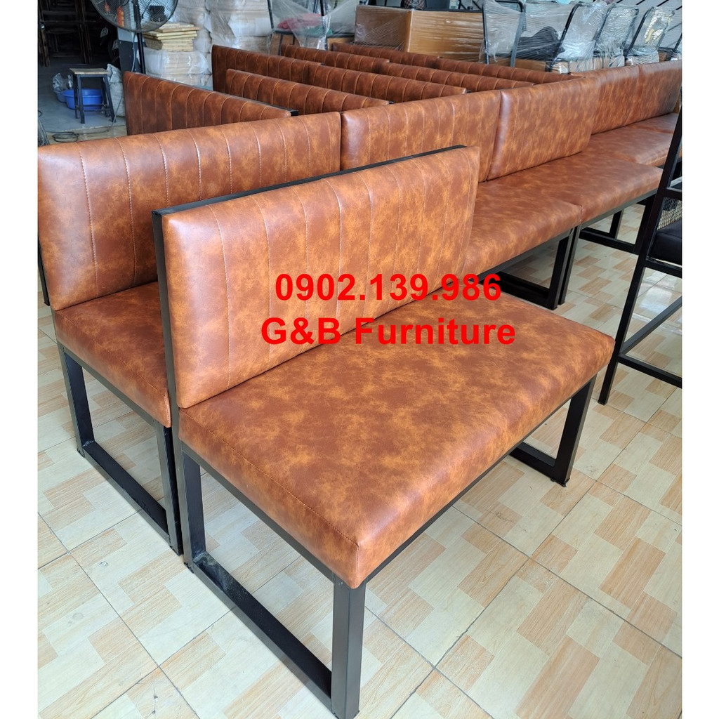 Ghế băng dài chân sắt