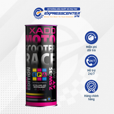 Dầu Nhớt Xe Tay Ga Xado Scooter Race 7.5w35 800ml