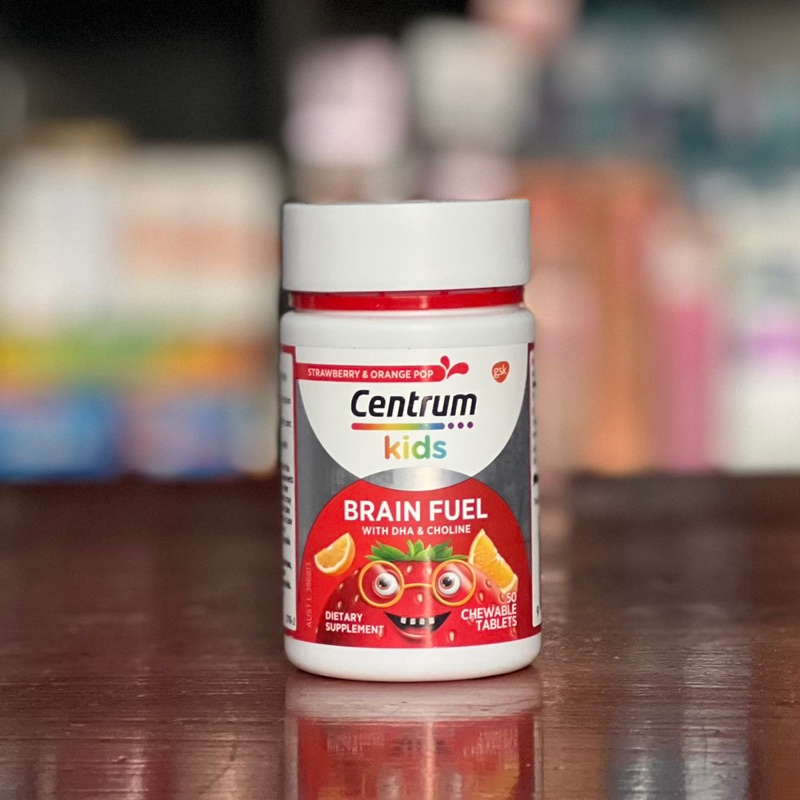 Kẹo bổ não cho bé Centrum Kids Brain Fuel 50 viên hàng Úc