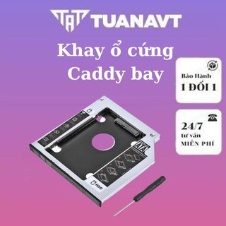 Caddy Bay Dày 12.7mm Chuẩn SATA Lắp Thêm 1 Ổ Cứng / SSD Thay Vào Vị Trí Của Ổ DVD 020151