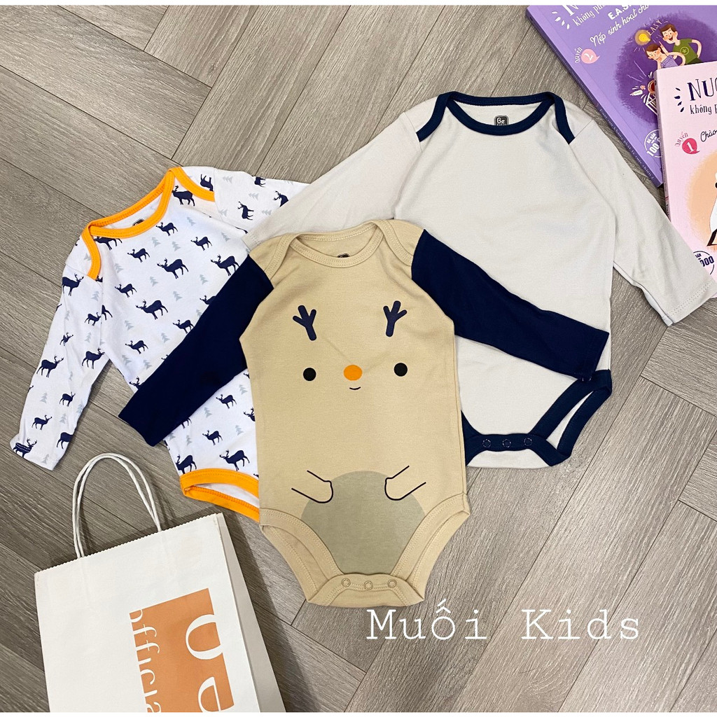 SET 3C BODY CHIP CHO BÉ ⚡️FREE SHIP⚡️ COMBO 3C BODY CHIP DÀI TAY CHO BÉ
