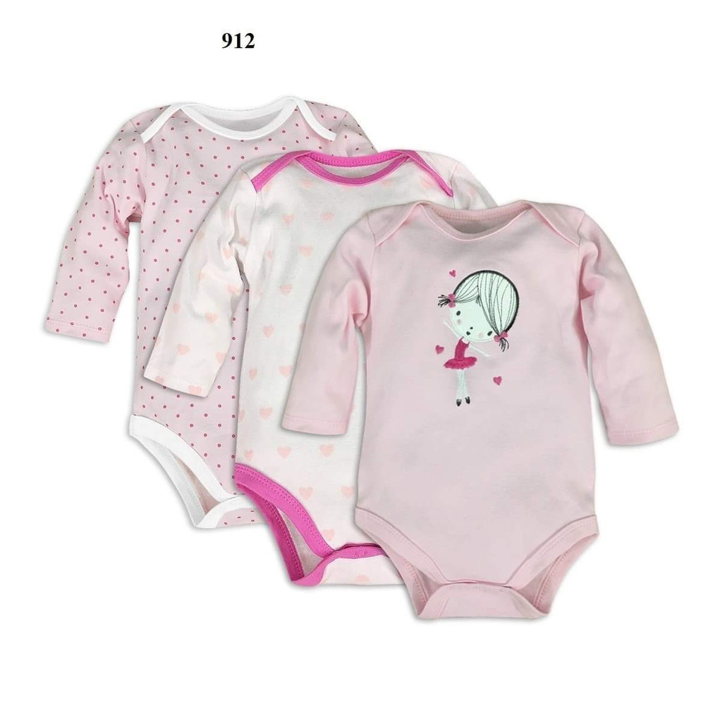 SET 3C BODY CHIP CHO BÉ ⚡️FREE SHIP⚡️ COMBO 3C BODY CHIP DÀI TAY CHO BÉ
