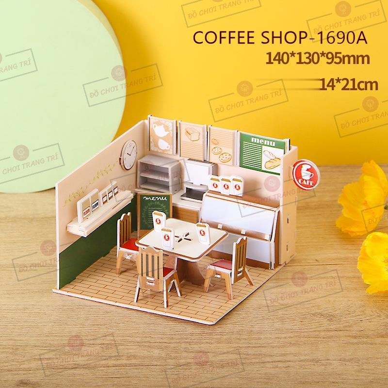 Mô hình 3D Nhà búp bê cho bé - LOẠI NHỎ