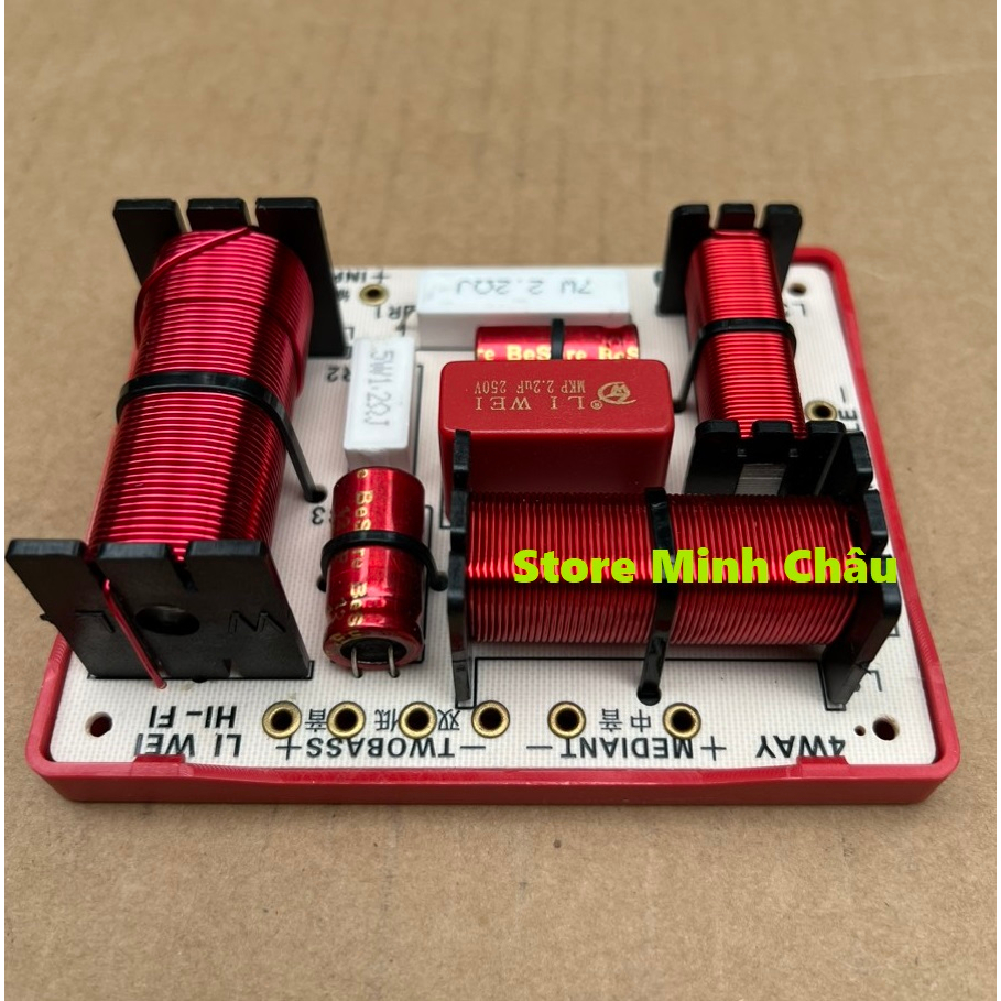 1 MẠCH PHÂN TẦN 3 ĐƯỜNG TIẾNG LWA400 - 1 BASS TRUNG 1 TREBLE
